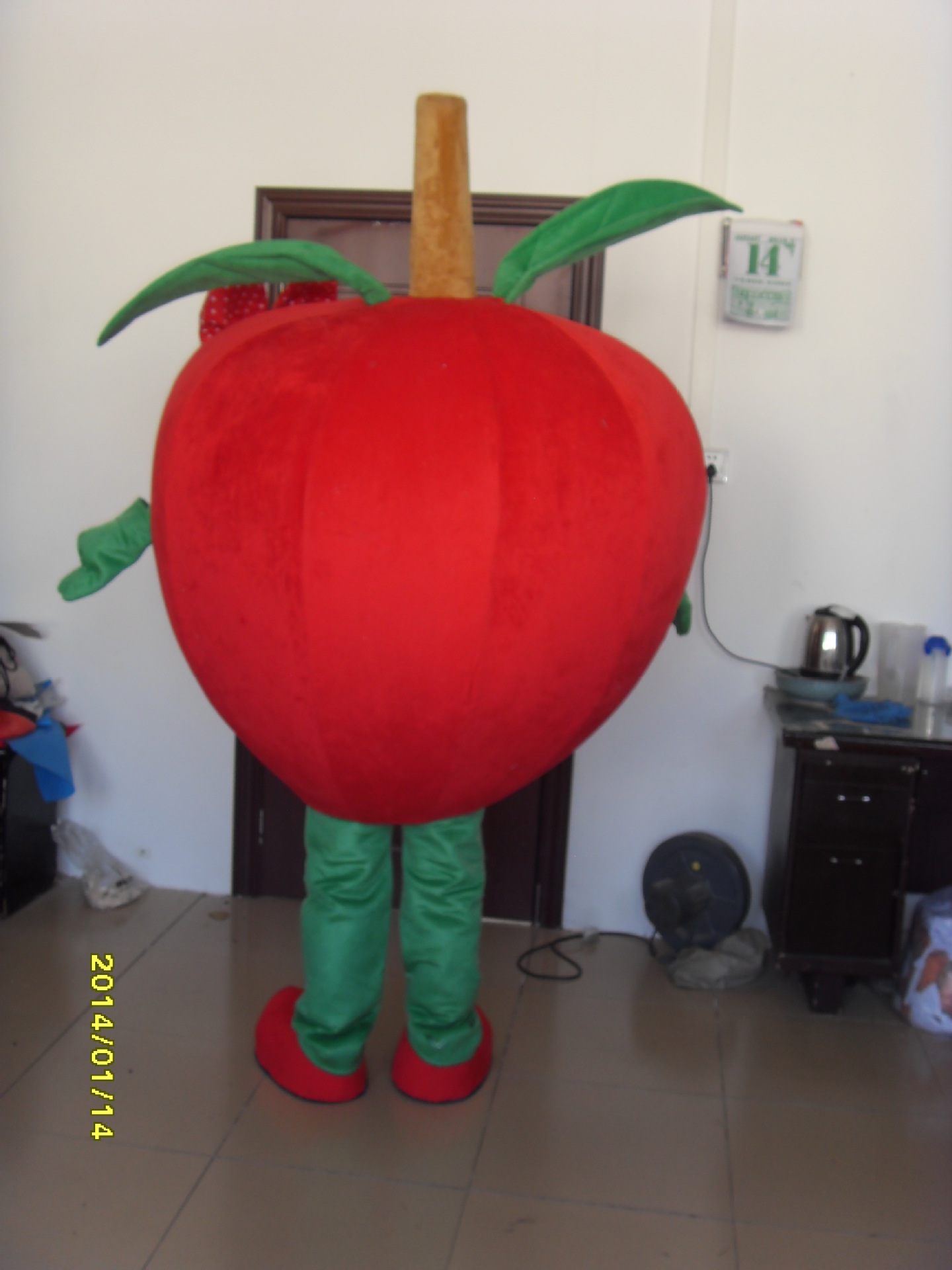 苹果造型卡通人偶服装