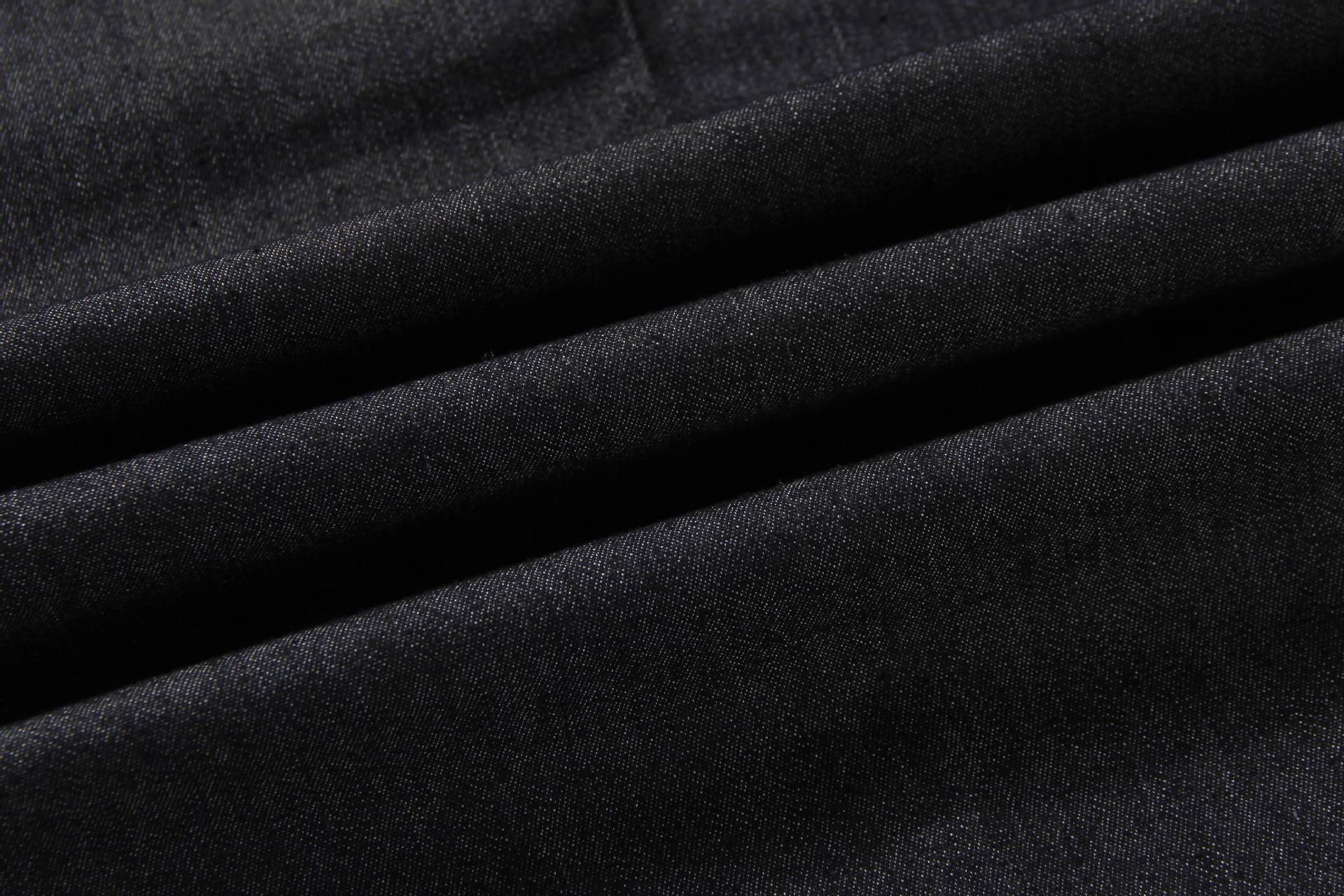 厂家直销 现货涤棉弹力薄款牛仔布水洗面料衣裙裤料 8078