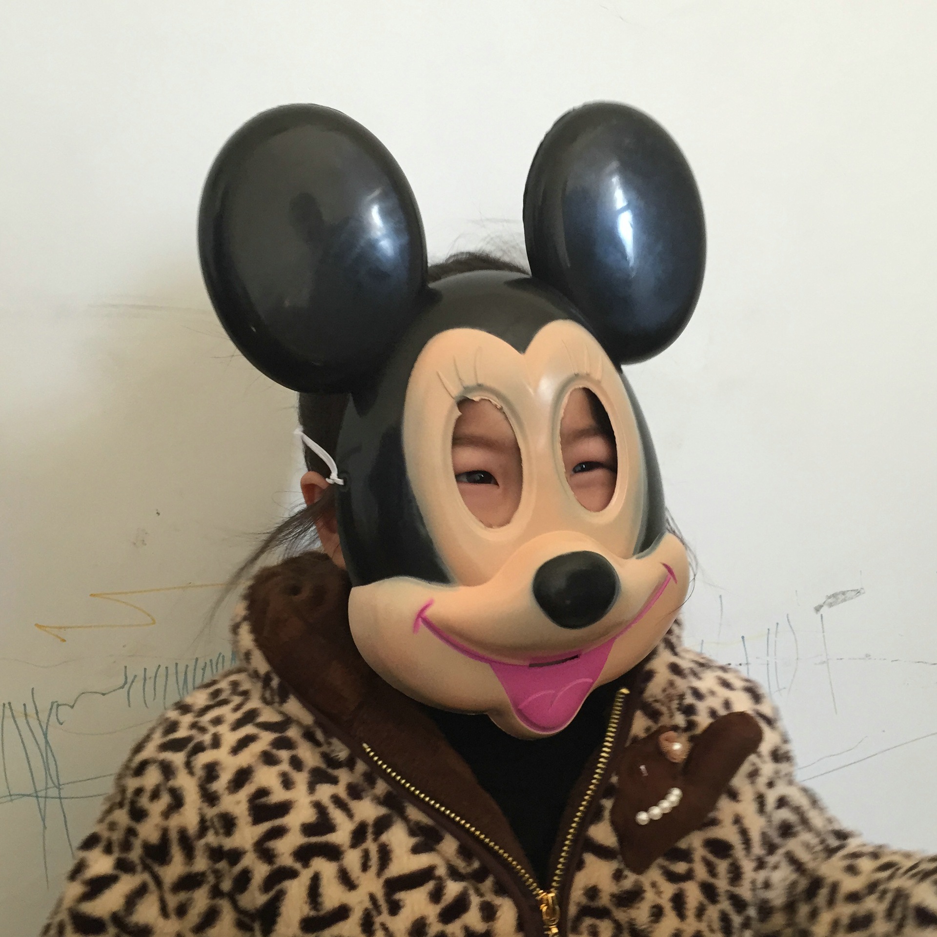 b3292元面具米奇儿童游戏表演面具卡通动漫面具米奇米妮面具