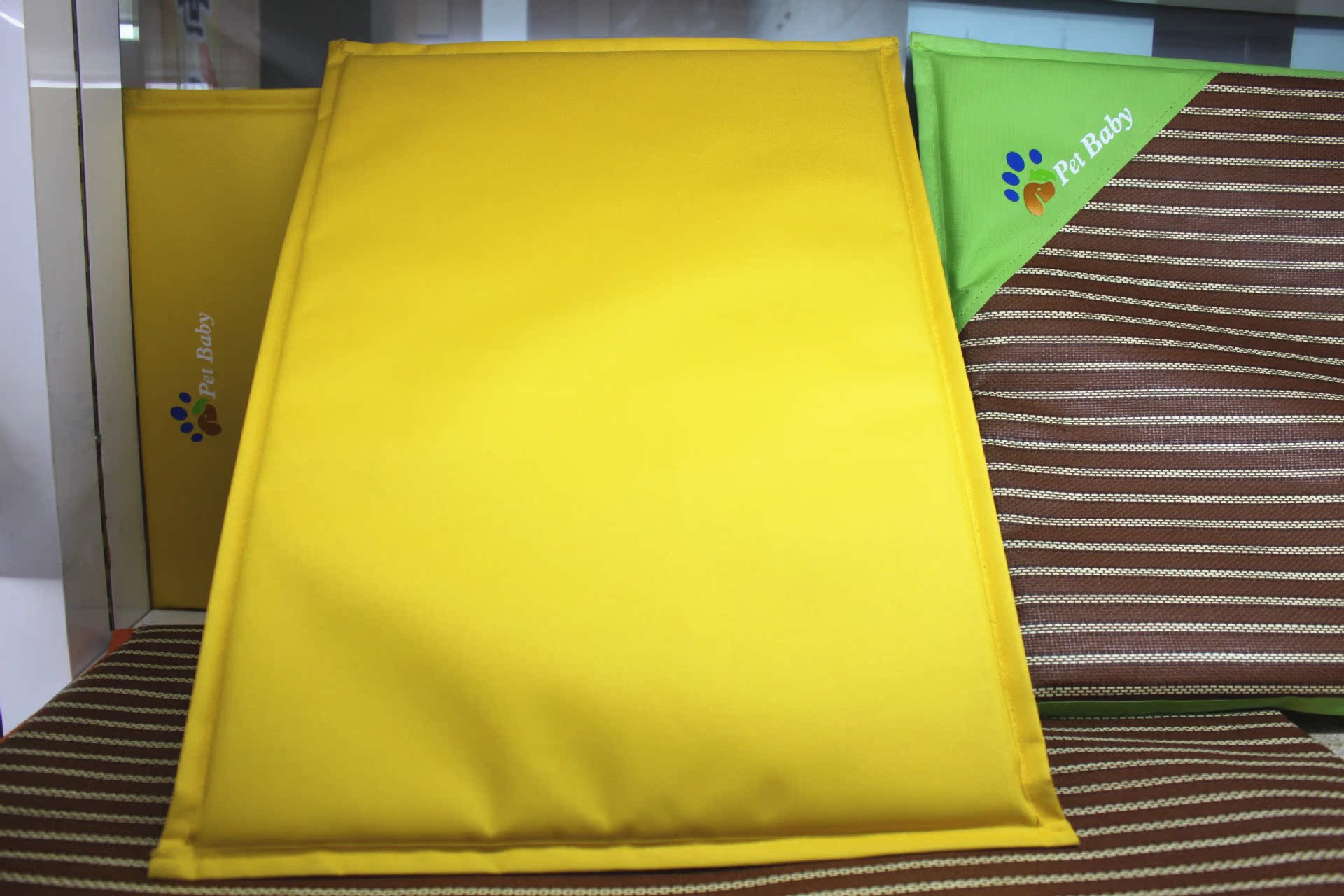 缘源圆 夏用宠物凉席垫草席双面双用垫高强度牛津布
