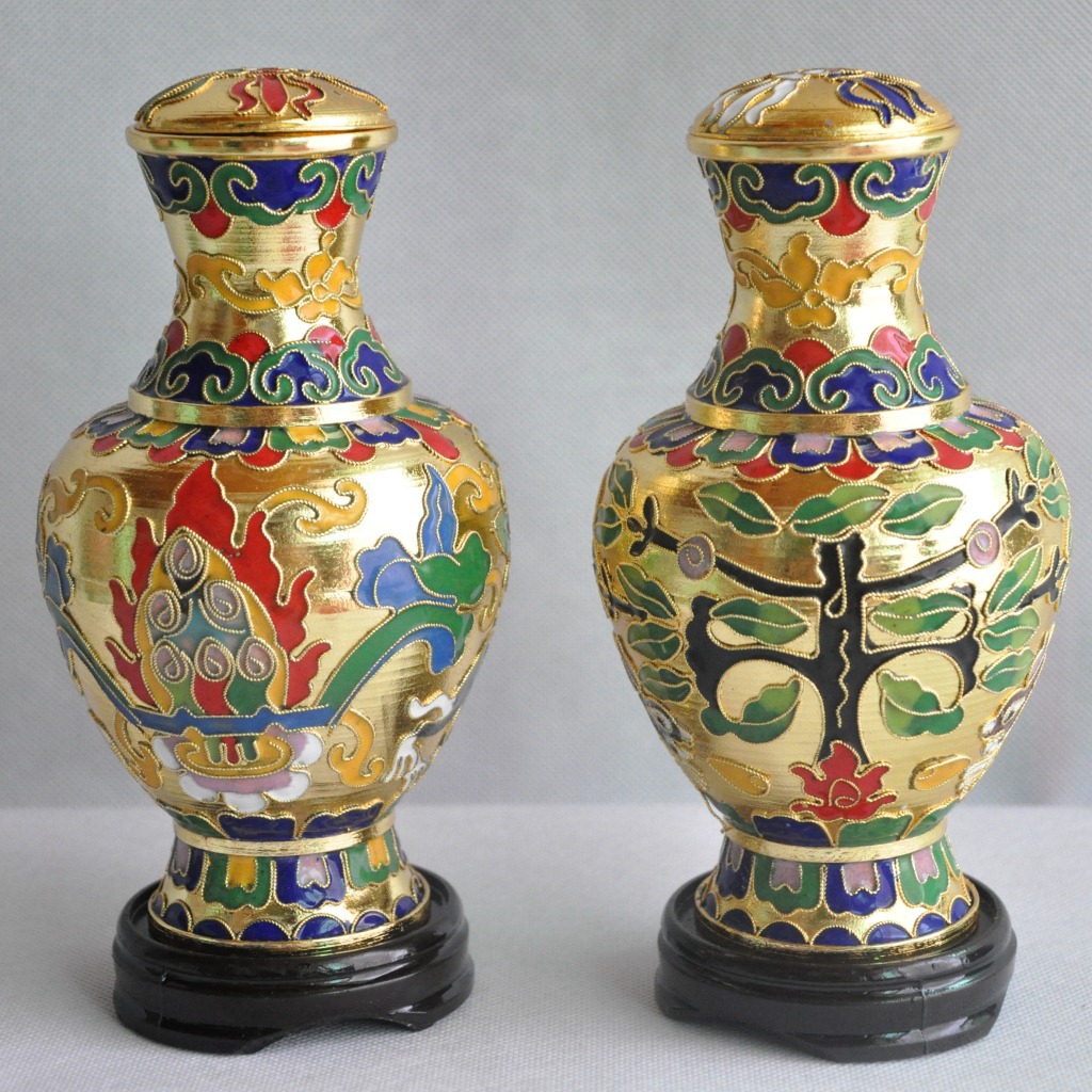 花丝宝瓶 八吉祥宝瓶 景泰蓝佛具 景泰蓝工艺品厂家直供