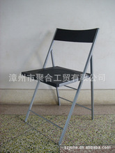 方便携带塑料椅子，高强度塑料椅，方管塑料折叠椅，钢管家具