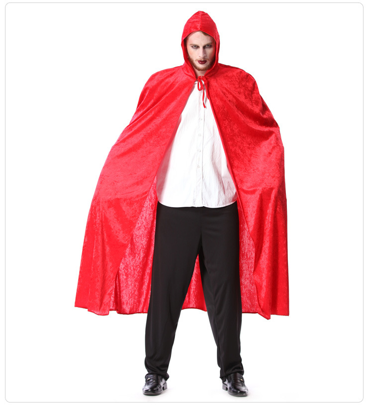 芳盼服饰舞会服装红色披风恐怖仇杀面具吸血鬼服装魔术师披风斗篷
