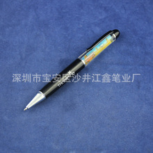 供应新款水晶笔 碎钻入油笔 时尚手机触屏圆珠笔 高品质礼品笔