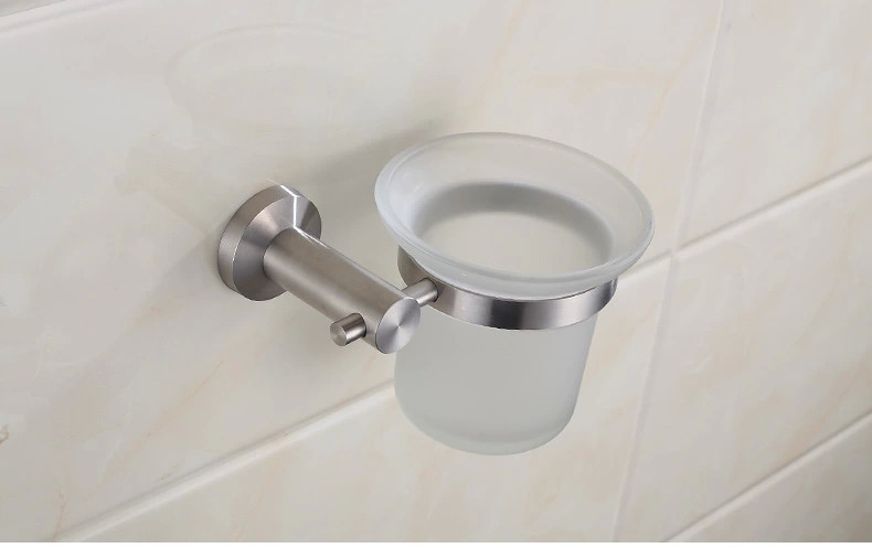 304不锈钢拉丝马桶刷架 专业马桶杯架厂家直销 质量保证 8508杯架