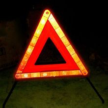 汽车用国标三角架警示牌停车反光警示三脚架可折叠式铁支架