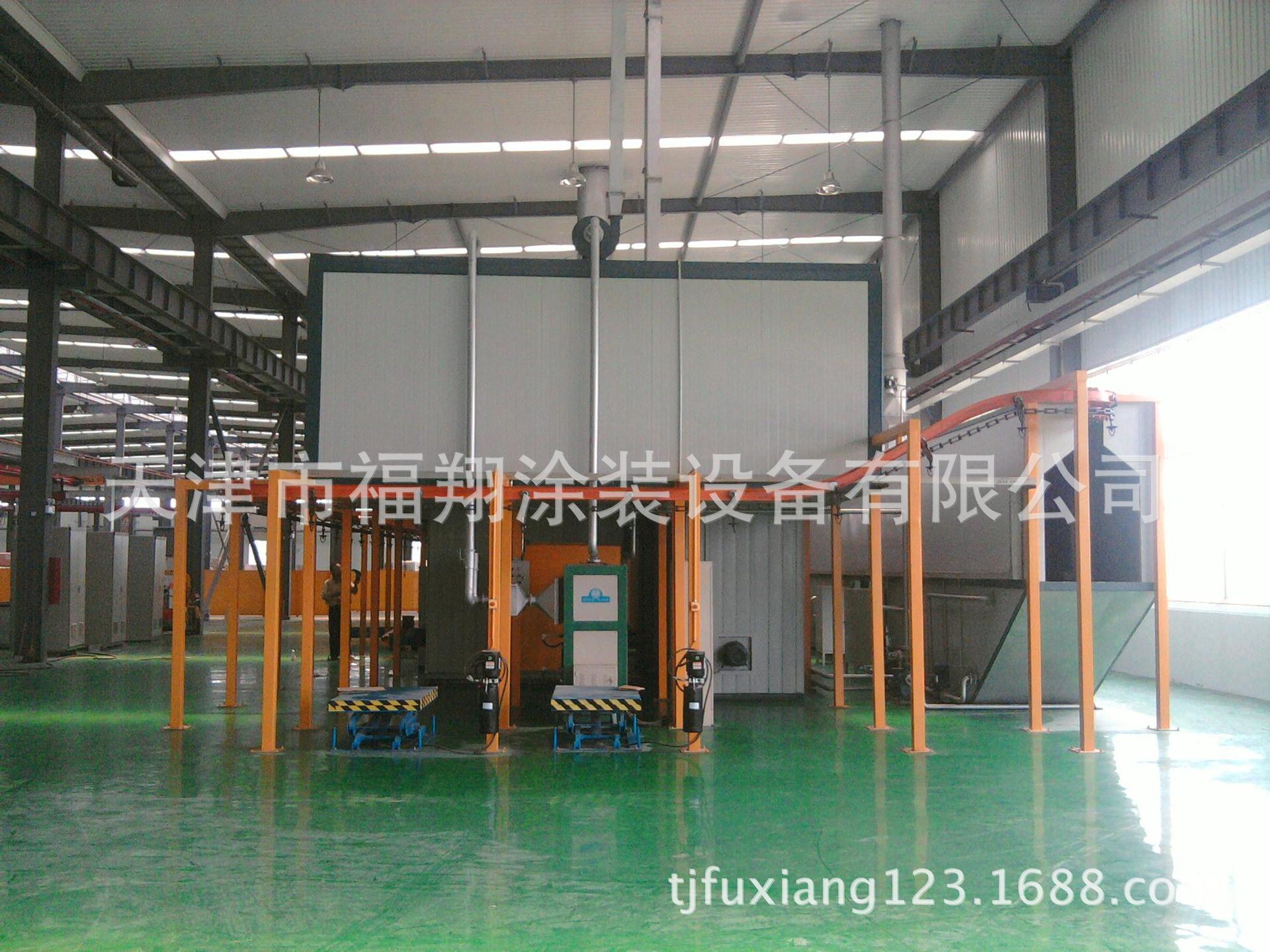 天津福翔涂装生产线 粉末喷涂 水帘喷漆室  干式喷漆房