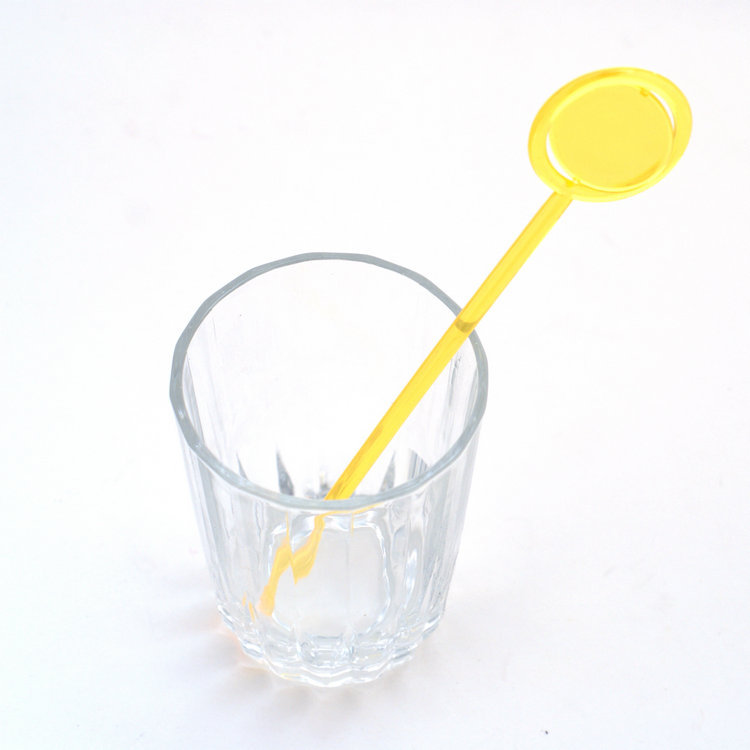 塑料搅拌捧 咖啡饮料搅拌棒 圆头调酒棒 广告礼品 可定制印logo