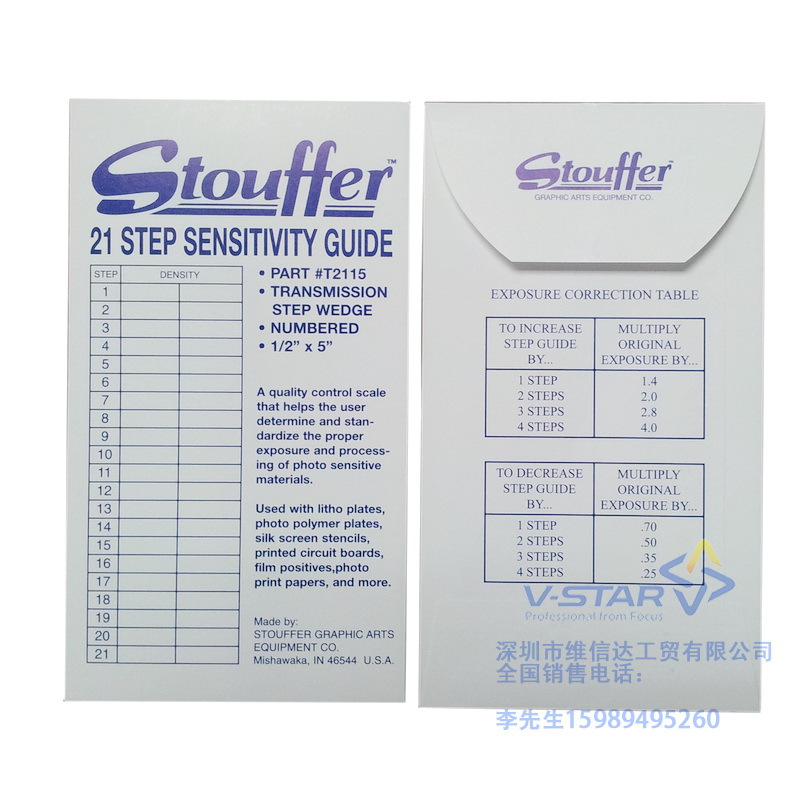 21级曝光尺美国StoufferT2115