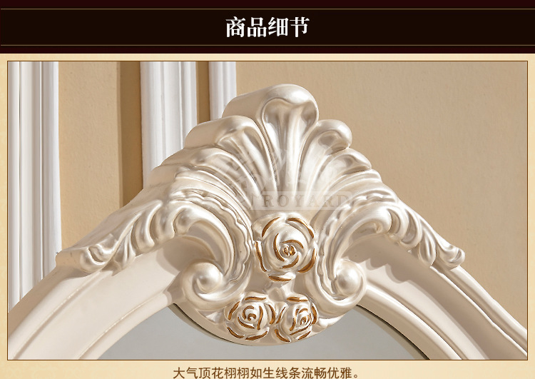 厂家直销特价批发 欧式梳妆台1.2米法式化妆台实木梳妆台