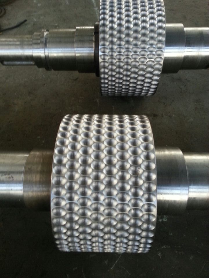 辊轮辊筒皮纹辊对压辊铝板钢板木纹地毯脚垫激光胶辊