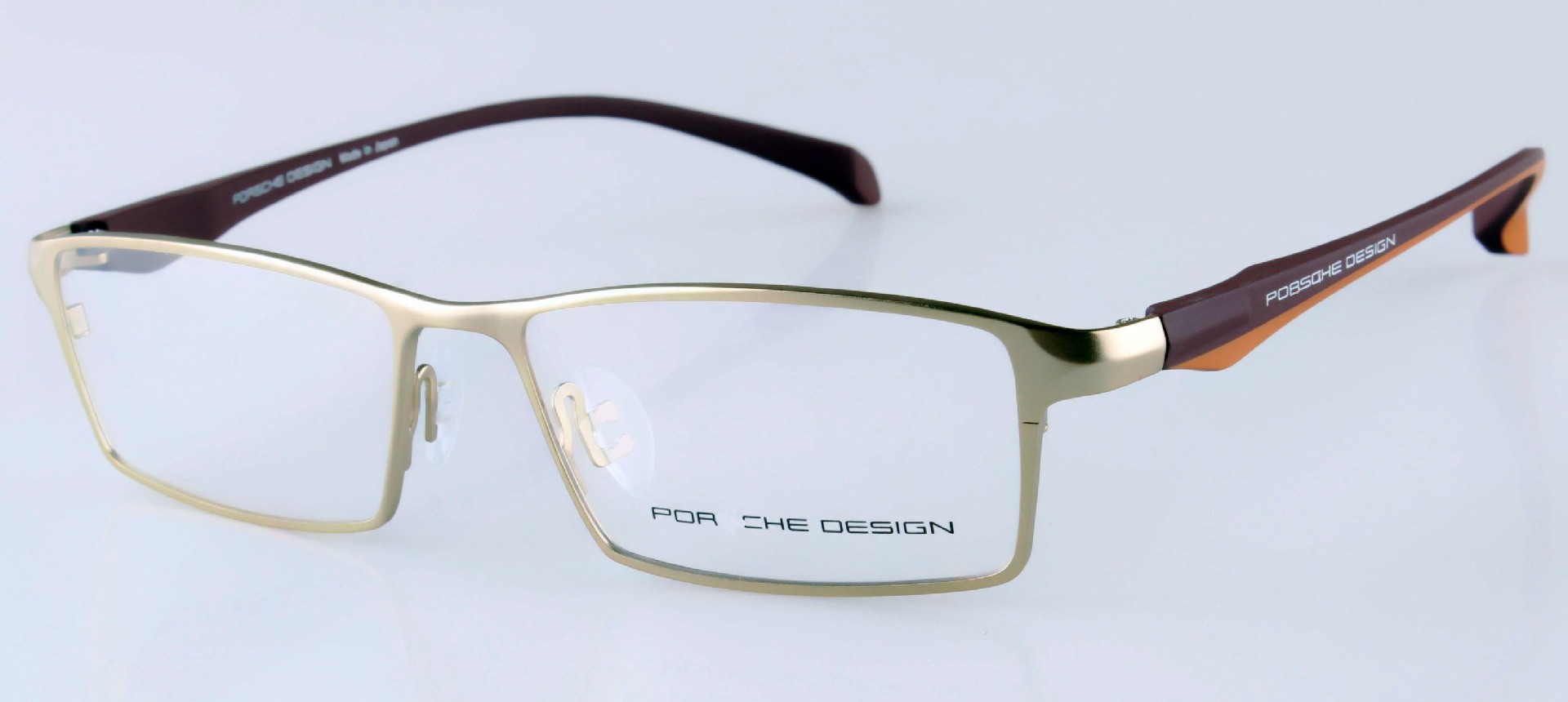 porshe 保时捷 眼镜框 商务男款 眼镜架 大脸型近视眼镜 p9110