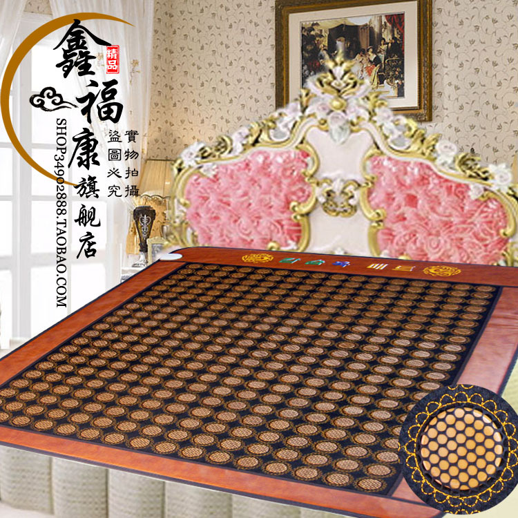 玉石床垫双温双控岫玉电加热床垫托玛琳锗石远红外线保健