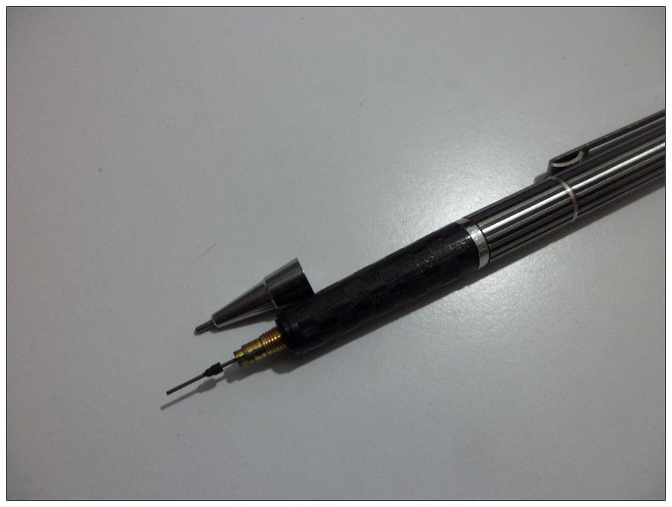 原装正品上海三星724自动铅笔 金属铅笔