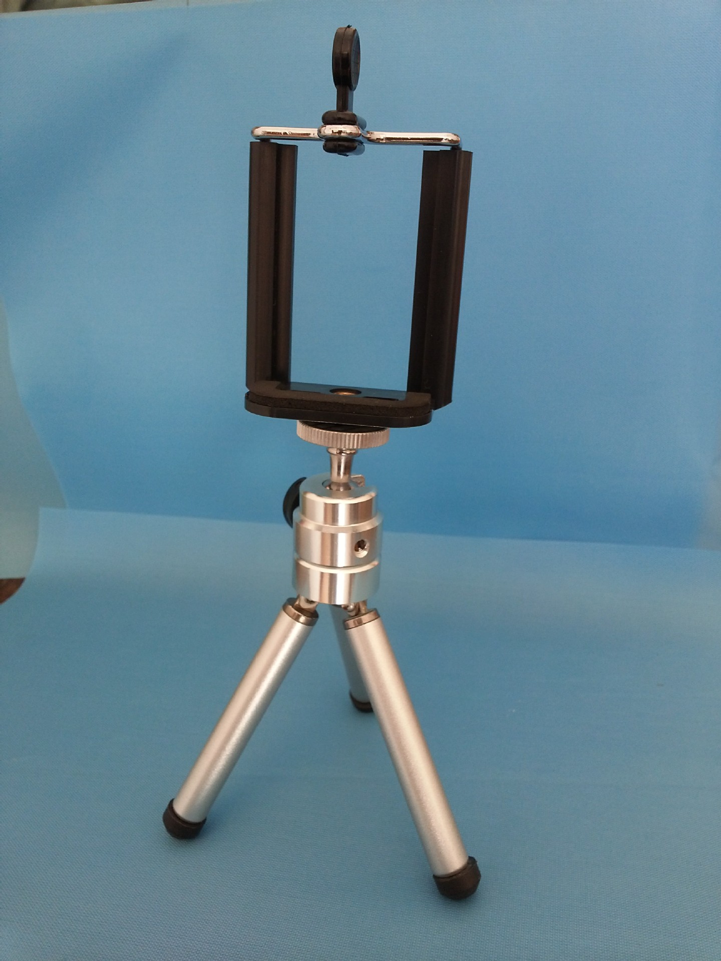 三节全金属铜管双头三脚架夜钓灯自拍三脚架桌面迷你三脚架通用