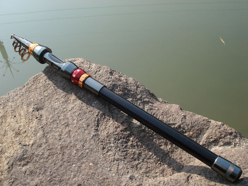 猎鲨碳素超短海竿收缩42厘米渔具鱼竿批发