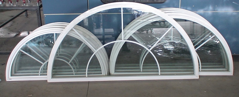 高档塑钢弧形窗,圆弧窗,异型窗