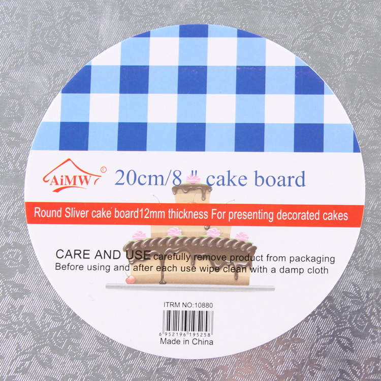 Cake Transfer Plate Tray Convenient Cake Mover Thickened Corrugated Cake Base Baking Tool 25 ~ 40cm