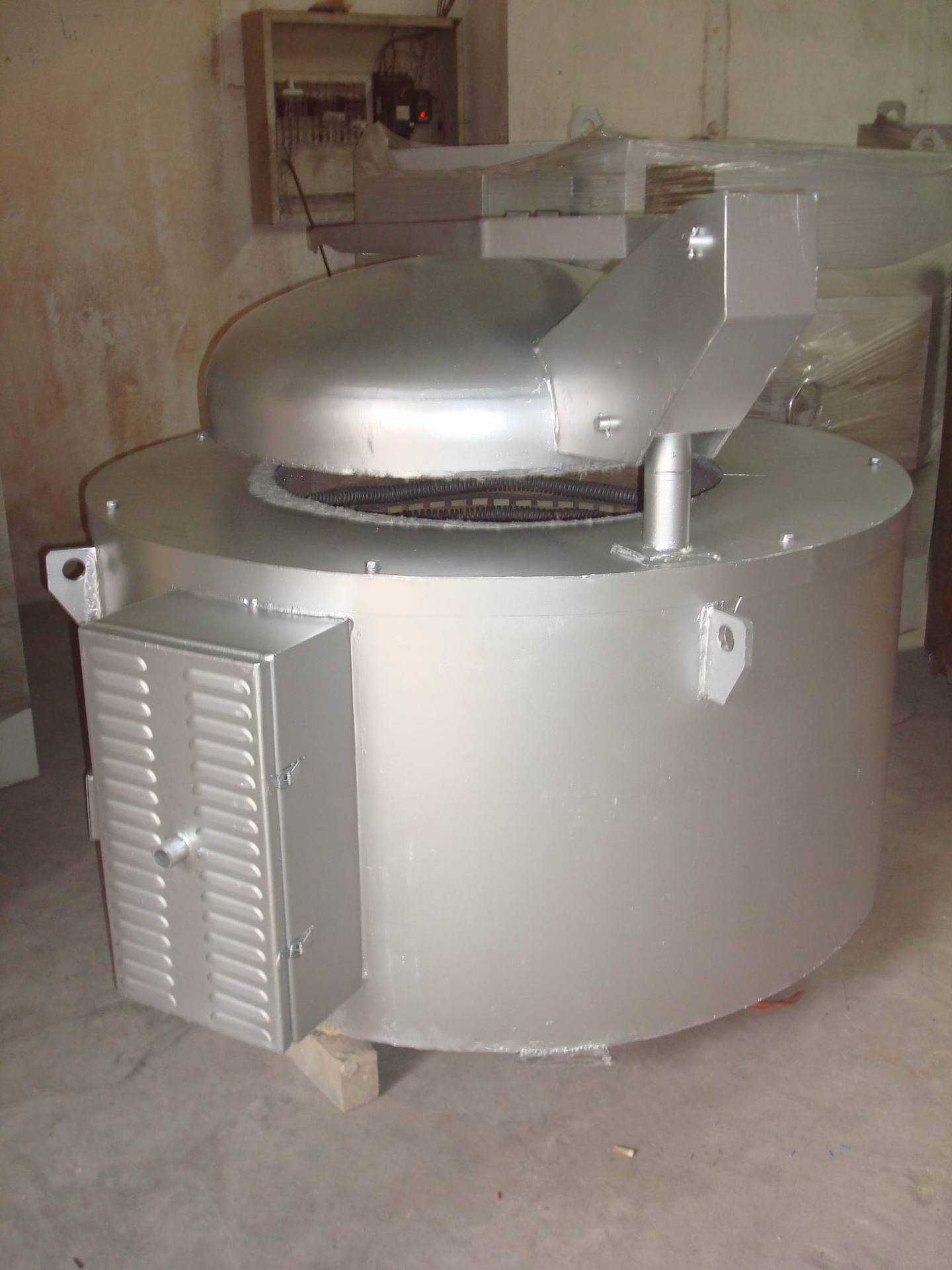 坩埚式铝锭熔化炉  铝合金熔炉 压铸机边熔化炉