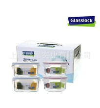 GlassLock(韩国三光云彩玻璃扣)耐温防炸钢化玻璃保鲜盒套装GL22
