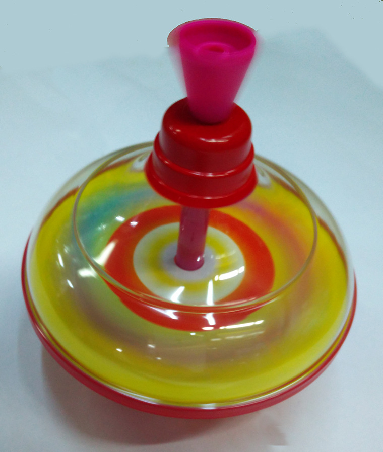 新款卡通手拉压力陀螺 地摊热卖产品