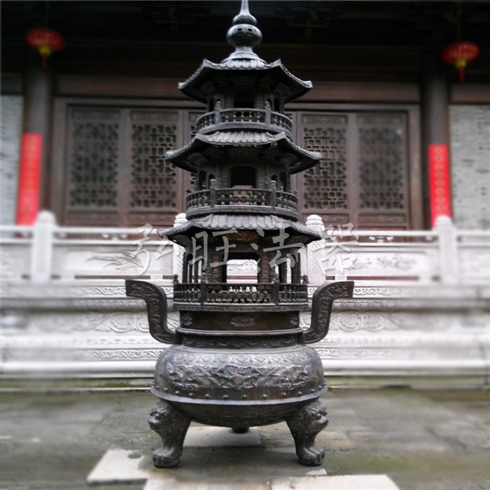 寺庙铁香炉宝鼎,道观香炉宝鼎 大雄宝殿香炉 大小定做