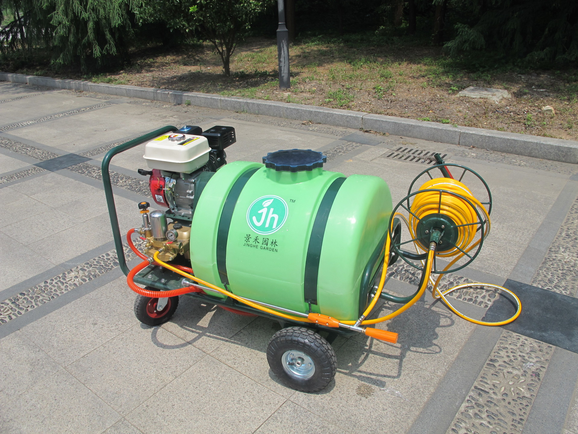 批发农业植保汽油打药喷雾机远程手推车大棚杀虫高效打药机tf.