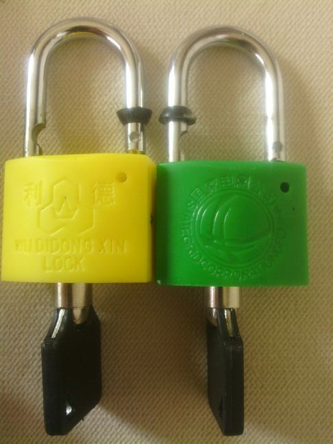 电力表箱锁 优质塑钢表箱锁 通开钥匙塑钢挂锁厂家直销