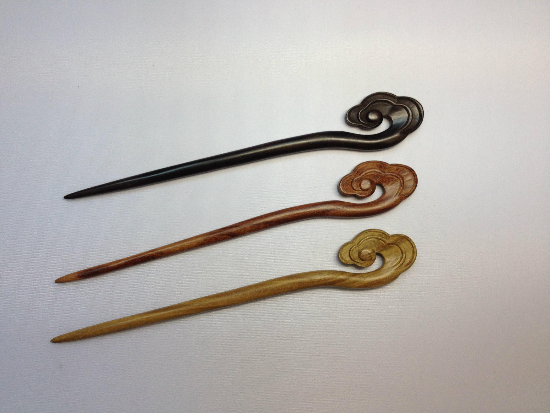 忆古尚品厂家批发木发簪做工精细造型精巧木雕发簪