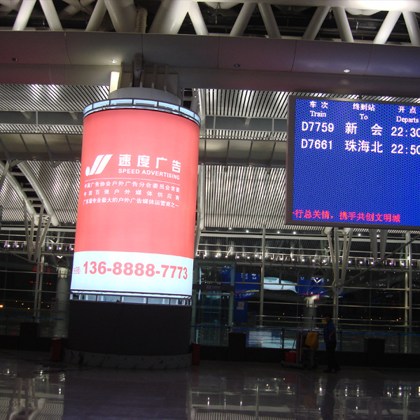 传媒,广电 广告,展览器材 灯箱 国色 旋转灯箱 圆柱灯箱 包柱灯箱