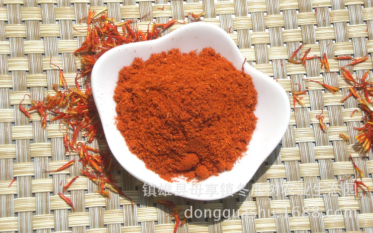 新疆红花粉500克 用于面膜或手工皂 原料现磨