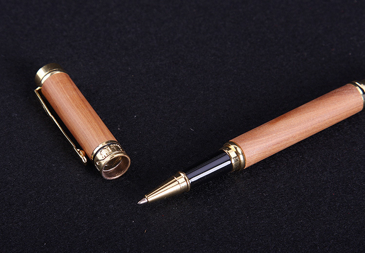 缘亿轩 珍品老山檀香沉水 签字笔 精品签约笔 文化礼品 珍藏品