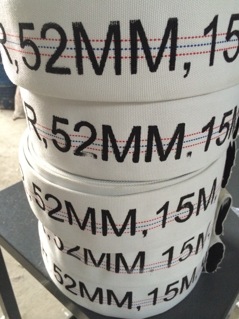 出口转内销52mm帆布15米2寸水带15公斤压力高压水带
