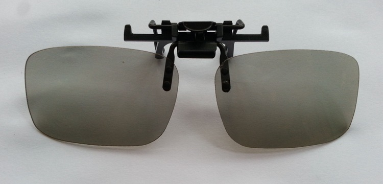 3d眼镜 3d偏光眼镜 0.4mm夹片眼镜 real d偏.