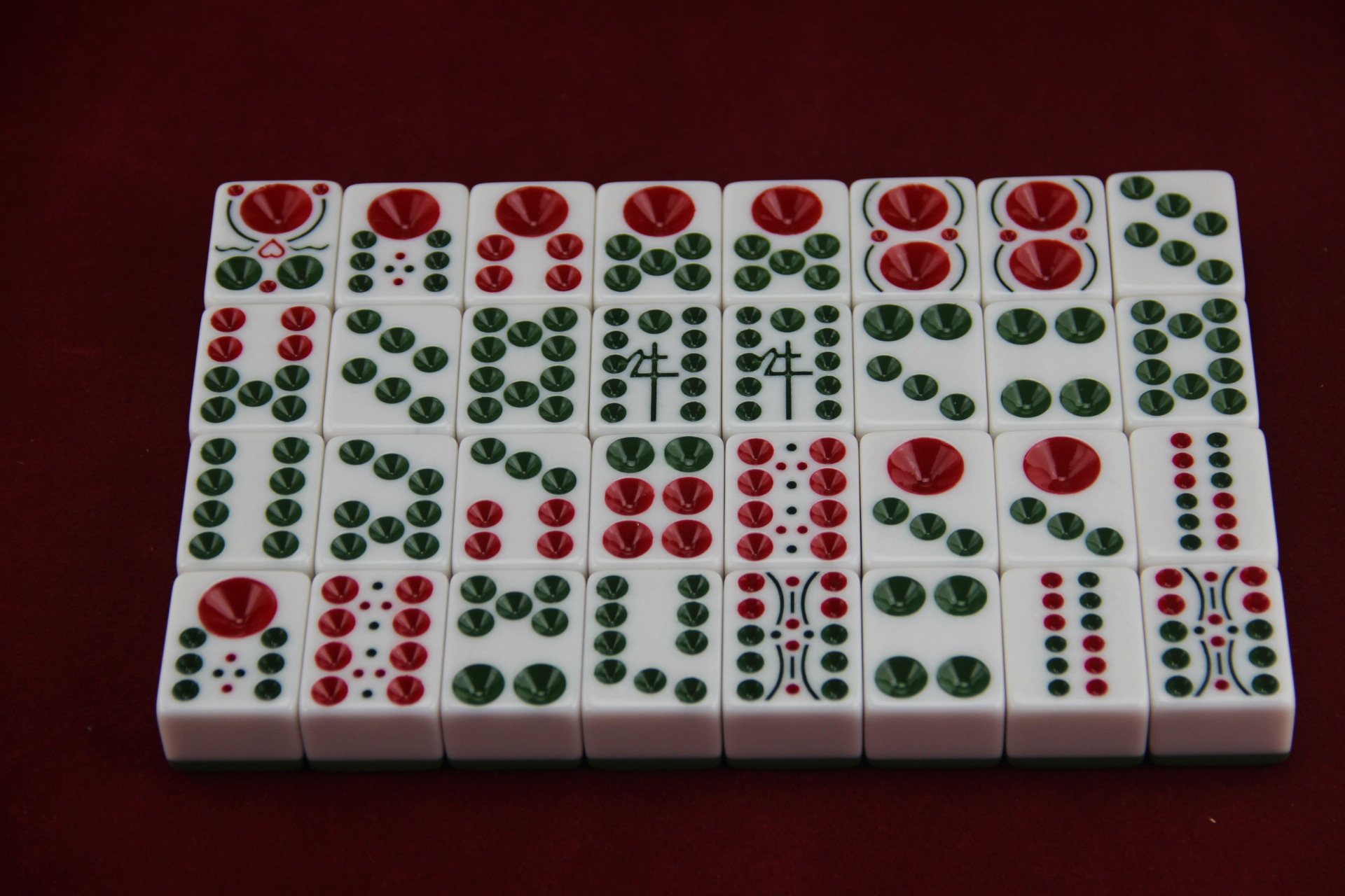 生产厂家 34mm密胺竹丝牛牌 牛天九牌九 斗牛骨牌 实心加重型