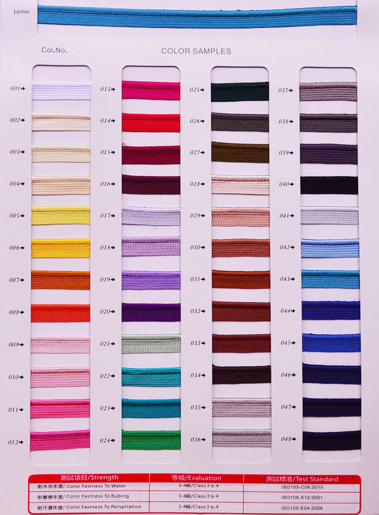 供应a07012环保时尚48色10mm人造丝带纱边涤纶子母带