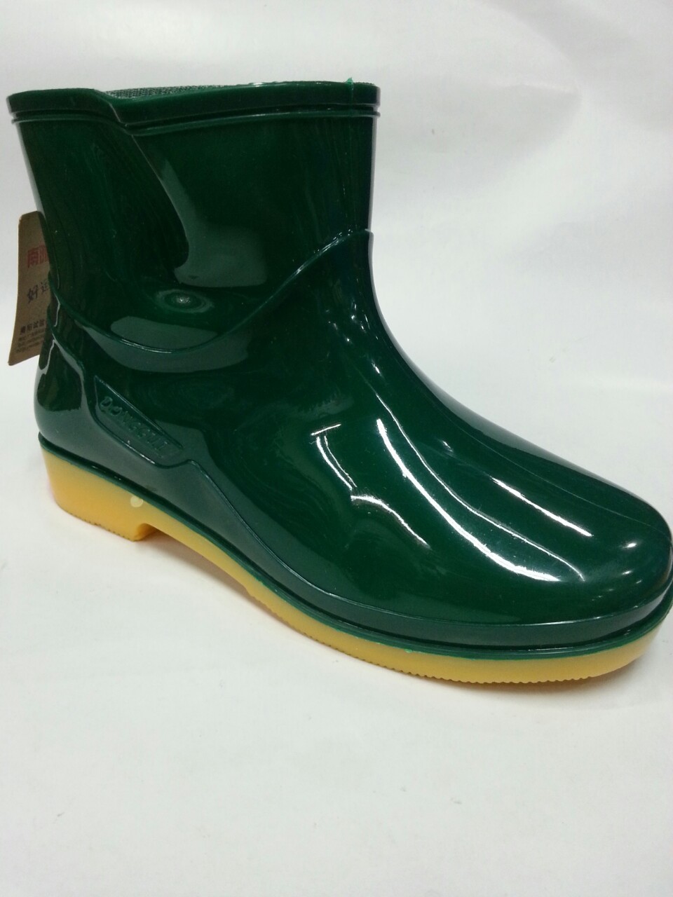 328中筒牛筋底男女雨靴 防水简约