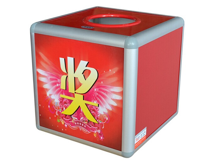 供应中小号抽奖箱 创意年会婚礼摇奖箱不透明摸奖箱