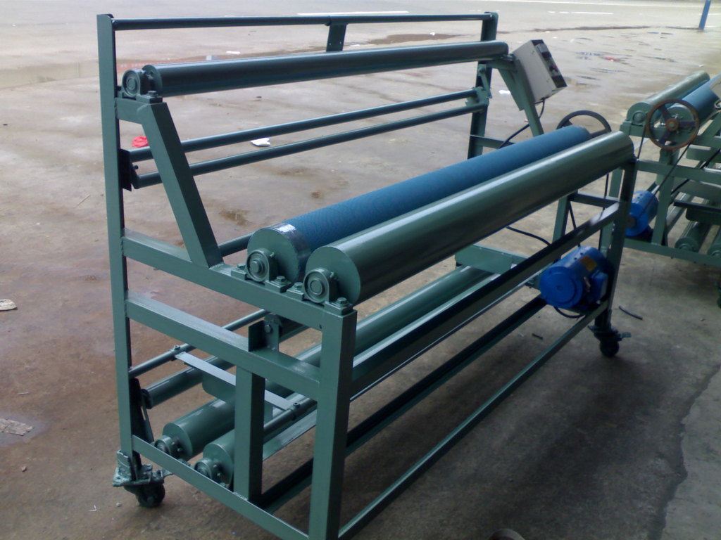 供应简易经济实用型卷布机 布料验布打码