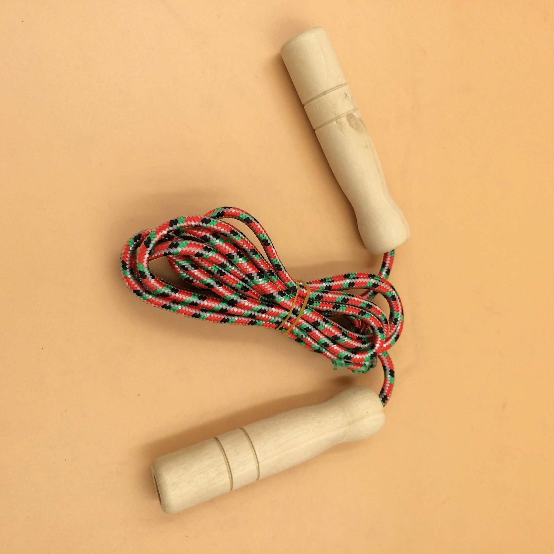 2014新款厂价木把跳绳 健身器材用品 义乌批发产品 两元批发产品