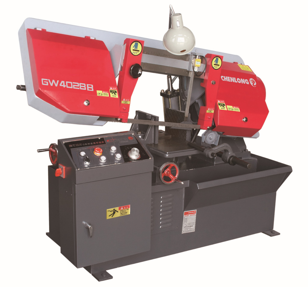 供应晨龙锯床gw4028 卧式金属带锯床