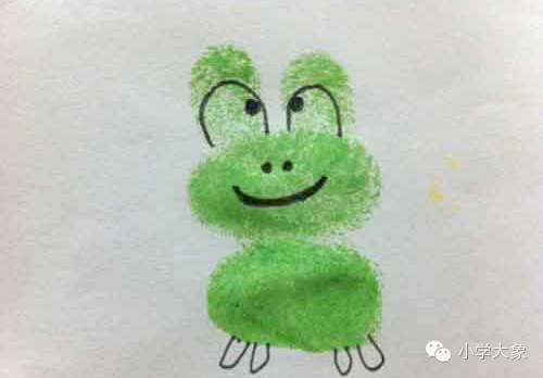 【绘画艺术】用指尖讲出有趣故事——小学大象邀您欣赏:儿童创意手指