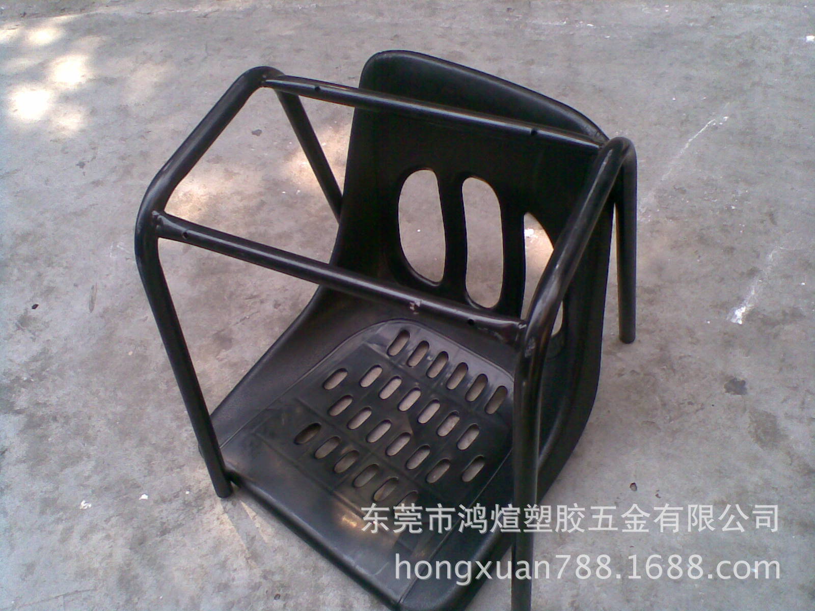 供应塑胶防静电椅 铁脚防静电靠背椅 可订制各种高度加固款式