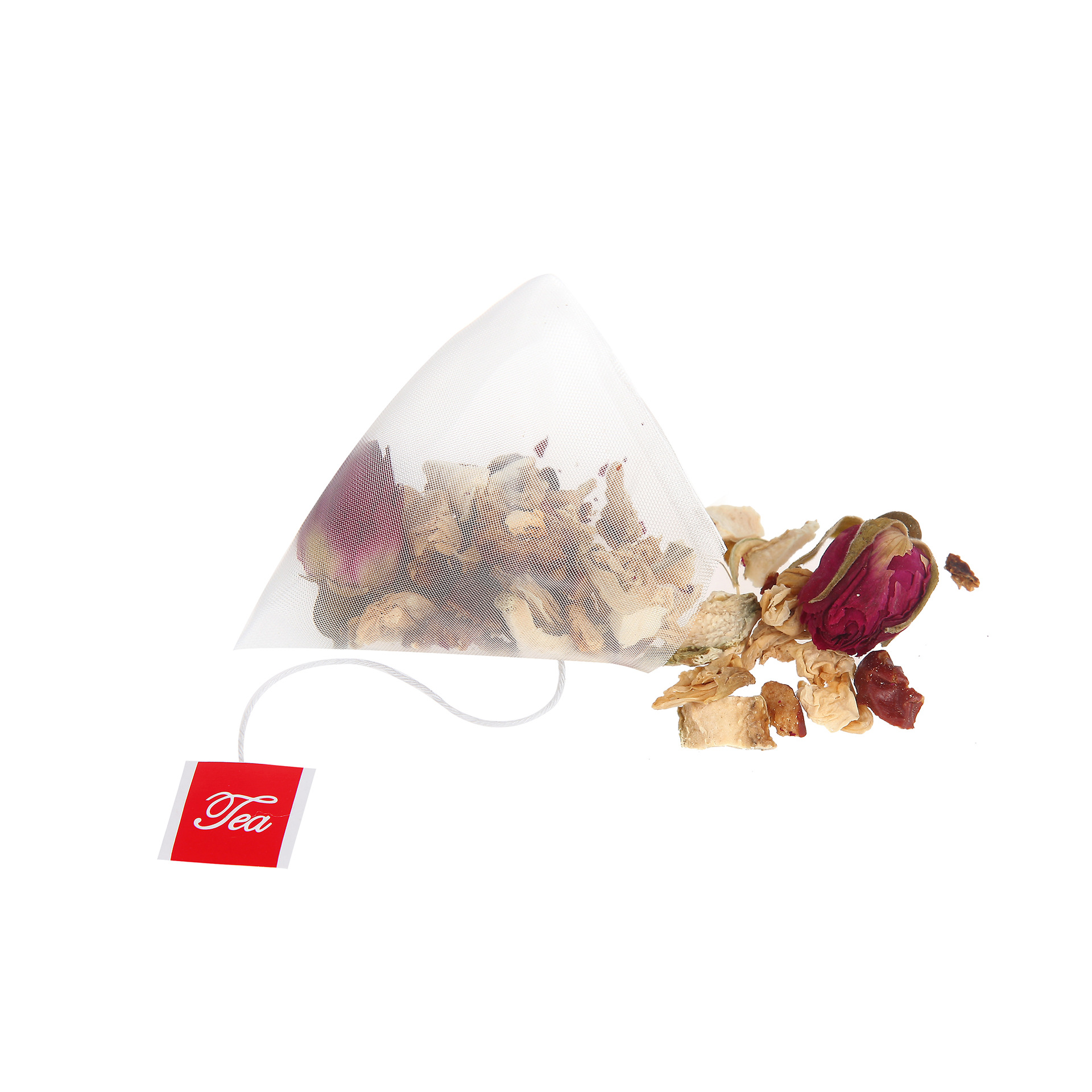 青春塘新品花草茶 玫瑰佛手茶 立体三角茶包 代加工袋泡茶 可混批