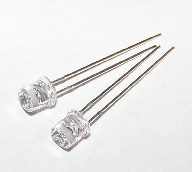 平头透明光敏管 可替代光敏电阻 f5光耦 接收管