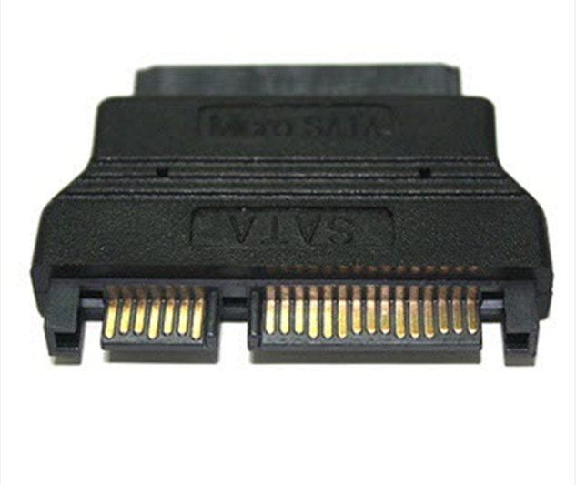 1:将硬盘上的sata22pin的接口转接变成micro sata16pin的接口,   2