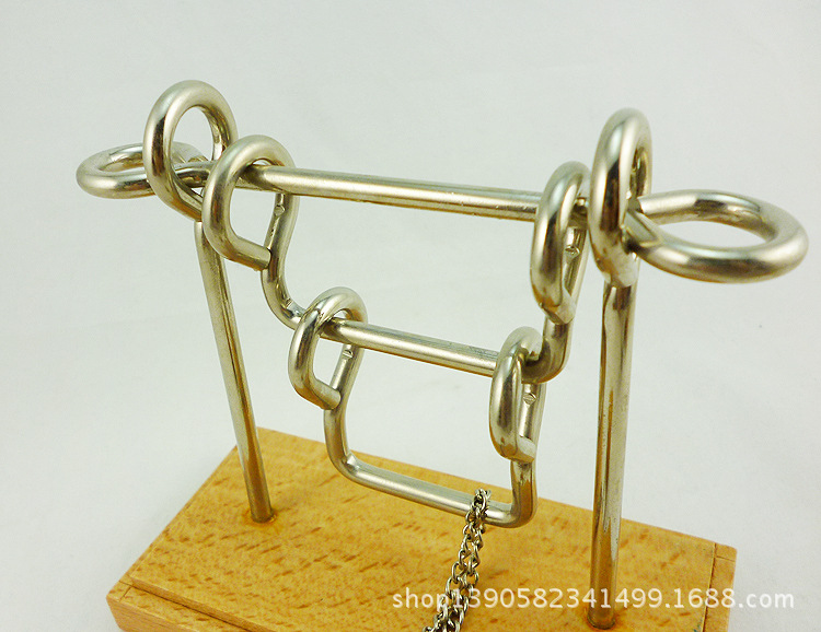 九连环 解环解扣解锁 金属智力 玩具 厂家直销铁制玩具