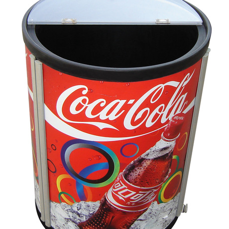 【供应】饮品展会促销专用110升圆形带滚轮保温冷藏塑料冰桶