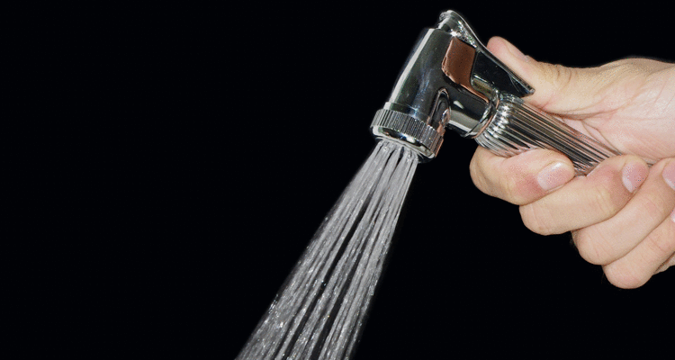 手持淋浴花洒全铜净身冲洗喷头 带开关 增压妇洗器马桶喷枪