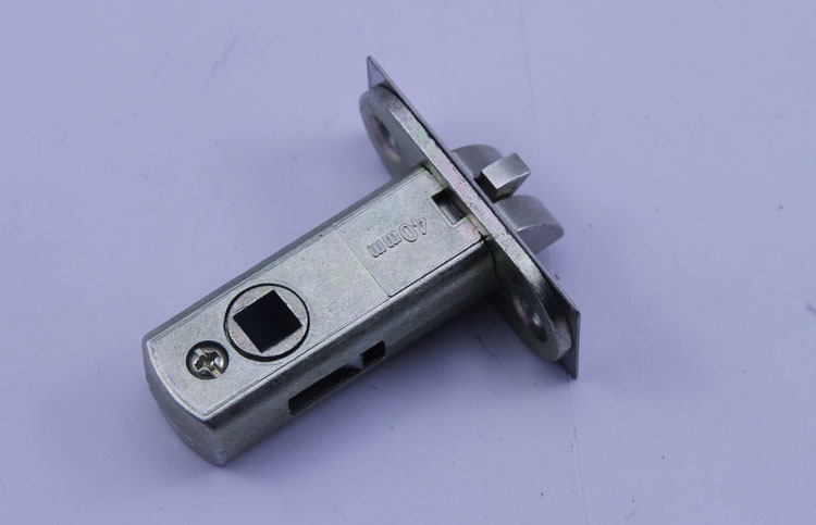 锁舌厂家锌合金锁舌40mm防插静音锁具配件 锁舌加工 室内门单舌